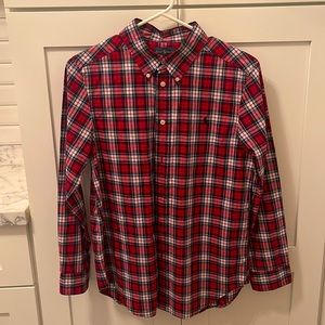 Ralph Lauren POLO Fall Plaid Dress Shirt - Sz 14-16 ✨Like NEW✨